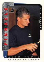 Adam Foote #196 Hockey Cards 1996 Pinnacle Be a Player Prices