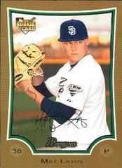 Mat Latos [Gold] #BDP18 Baseball Cards 2009 Bowman Draft Picks & Prospects Prices