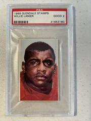 Willie Lanier Football Cards 1969 Glendale Stamps Prices