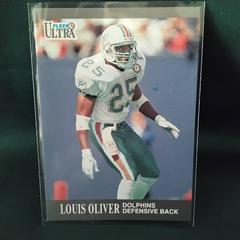 Louis Oliver #91 Football Cards 1991 Ultra Prices