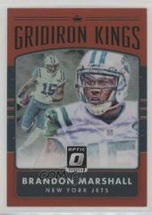 Brandon Marshall [Red] #24 Football Cards 2016 Panini Donruss Optic Gridiron Kings Prices