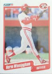 Herm Winningham #435 Baseball Cards 1990 Fleer Prices