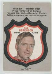 Red Berenson #7 Hockey Cards 1972 O-Pee-Chee Players Crests Prices
