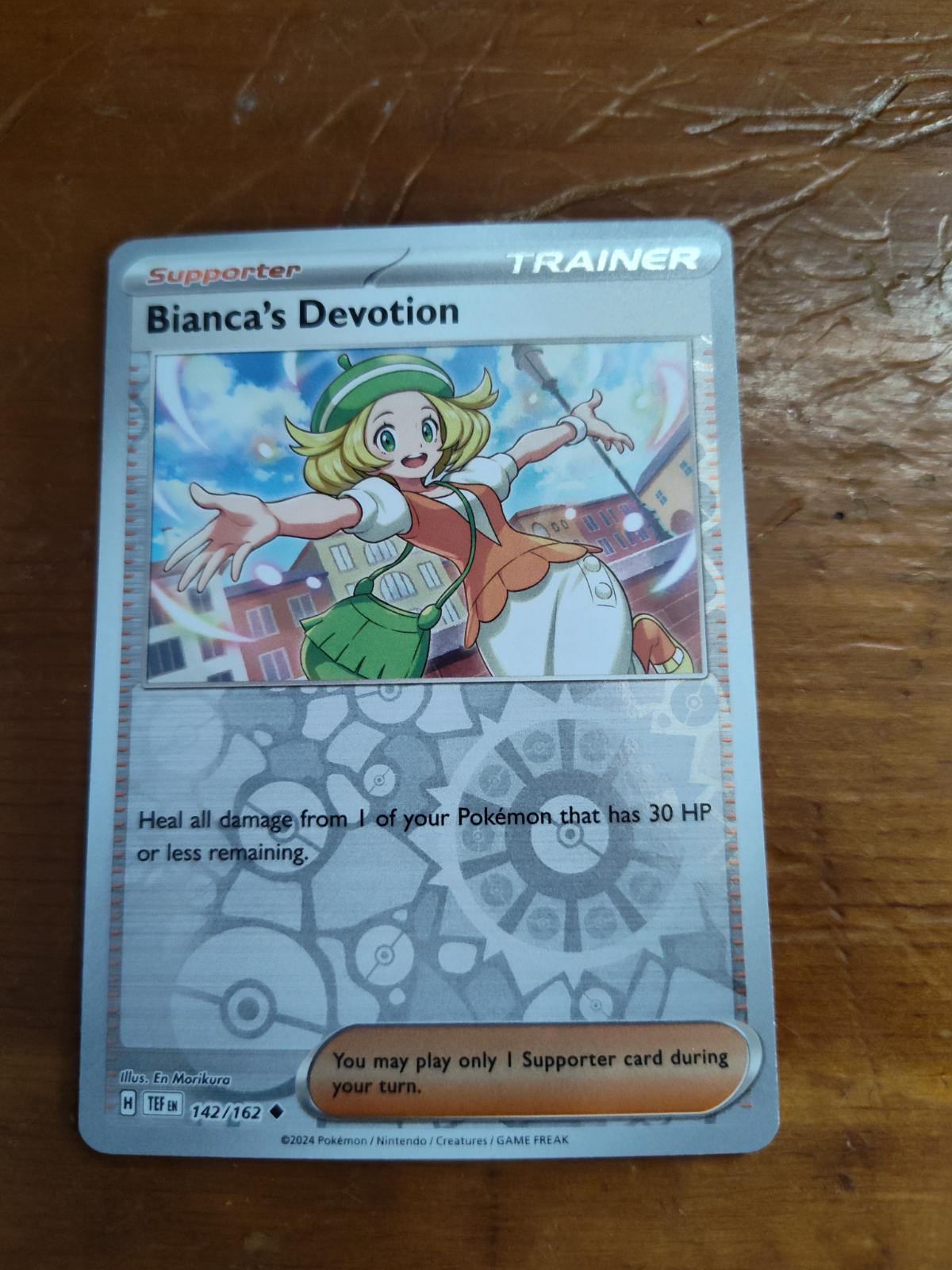 Bianca's Devotion [Reverse Holo] #142 Pokemon Temporal Forces