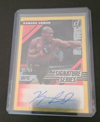 Kamaru Usman [Gold] #SS-KUS Ufc Cards 2022 Panini Donruss UFC Signature Series Prices