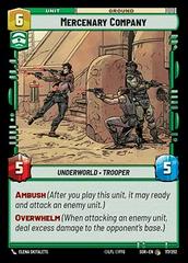 Mercenary Company [Foil] #117 Star Wars Unlimited: Spark of Rebellion Prices