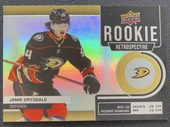 Jamie Drysdale #RR-4 Hockey Cards 2022 Upper Deck Rookie Retrospective Prices