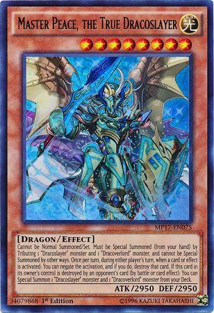 Master Peace, the True Dracoslayer MP17-EN075 YuGiOh 2017 Mega-Tin Mega Pack