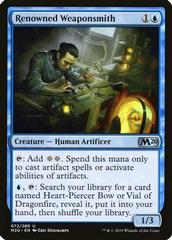 Renowned Weaponsmith [Foil] Magic Core Set 2020 Prices