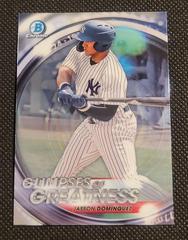 Jasson Dominguez Baseball Cards 2020 Bowman Draft Glimpses of Greatness Prices
