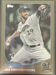Jim Henderson [base gold] Baseball Cards 2013 Topps Update Prices