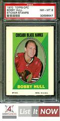 Bobby Hull Hockey Cards 1970 Topps OPC Sticker Stamps Prices