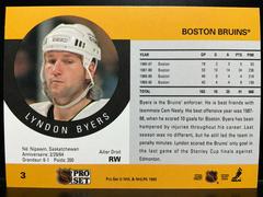 Back | Lyndon Byers Hockey Cards 1990 Pro Set
