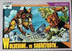 Wolverine vs. Sabretooth Marvel 1991 Universe Prices