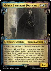 Grima, Saruman's Footman #57 Magic Lord of the Rings Commander Prices
