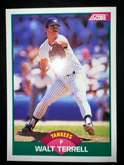 Walt Terrell #75T Baseball Cards 1989 Score Traded Prices