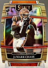 Ja'Marr Chase [Copper Die Cut] Football Cards 2021 Panini Select Prices