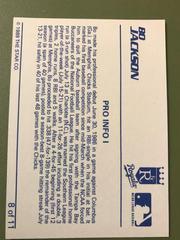 Pro Information 1 | Bo Jackson Baseball Cards 1989 Star Jackson