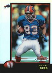 Andre Reed [Refractor] #138 Football Cards 1998 Bowman Chrome Prices