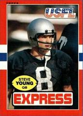 Steve Young #65 Football Cards 1985 Topps USFL Prices