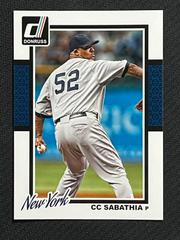 CC Sabathia #160 Baseball Cards 2014 Donruss Prices