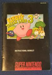 Manual | Kirby's Dream Land 3 Super Nintendo