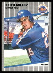 Keith Miller #45 Baseball Cards 1989 Fleer Prices