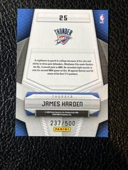 Back Of Card | James Harden Basketball Cards 2009 Panini Certified Potential