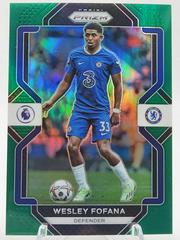 Wesley Fofana [Green] #96 Soccer Cards 2022 Panini Prizm Premier League Prices