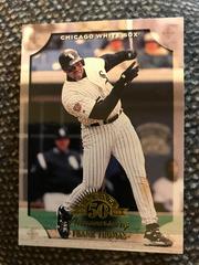 Frank Thomas #106 Baseball Cards 1998 Leaf 50th Anniversary Prices