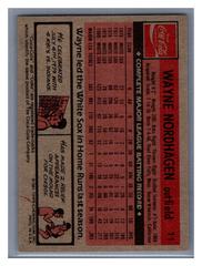 Back | Wayne Nordhagen Baseball Cards 1981 Coca Cola