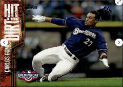 Carlos Gomez #HTD-08 Baseball Cards 2015 Topps Opening Day Hit the Dirt Prices
