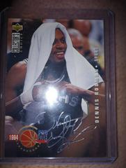#202 Silver Signature | Dennis Rodman Basketball Cards 1994 Collector's Choice