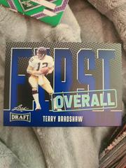 Terry Bradshaw [Blue] #2 Football Cards 2023 Leaf Draft Prices