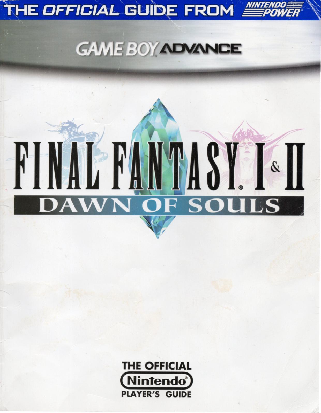 Final Fantasy I & II Dawn of Souls Player's Guide Strategy Guide