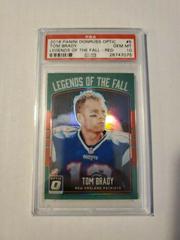 Tom Brady [Red] Football Cards 2016 Panini Donruss Optic Legends of the Fall Prices