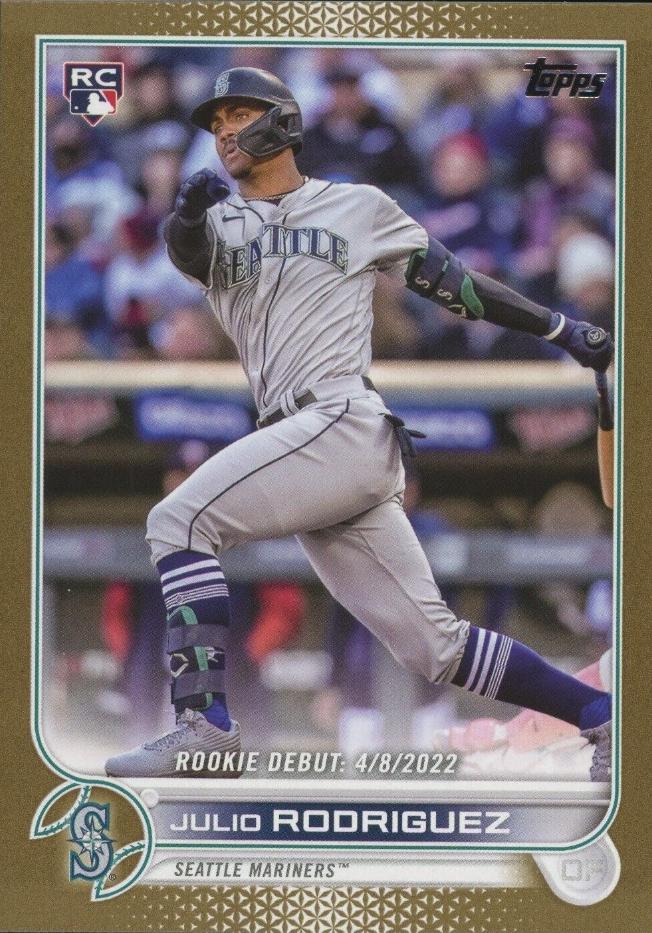 2022 Topps Update US97 Julio Rodriguez RC Gold /2022 outlets PSA 9 Mariners