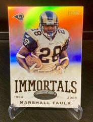 Marshall Faulk [Mirror Gold] #194 Football Cards 2014 Panini Certified Prices