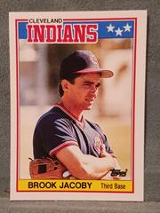 Brook Jacoby #38 Baseball Cards 1988 Topps American Prices
