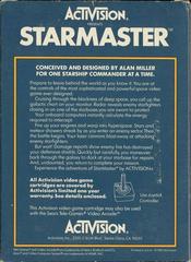 Back Cover | Starmaster Atari 2600