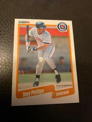 Tony Phillips #U-99 Baseball Cards 1990 Fleer Update Prices