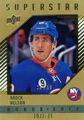 Brock Nelson [Gold] Hockey Cards 2022 Upper Deck Honor Roll Prices