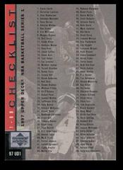 Checklist [Michael Jordan] Basketball Cards 1997 Upper Deck Prices