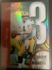 Brett Favre [Inside The Numbers] Football Cards 2000 Playoff Prestige Inside the Numbers Prices
