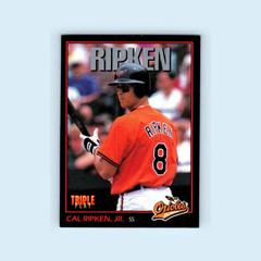 Cal Ripken Jr. Baseball Cards 1993 Panini Donruss Triple Play Prices