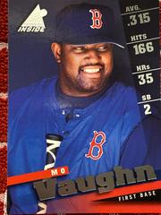 Mo Vaughn #13 Baseball Cards 1998 Pinnacle Inside Prices