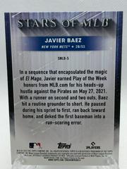 Back Of Card  | Javier Baez Baseball Cards 2022 Topps Stars of MLB