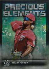 Elijah Green #PE-24 Baseball Cards 2023 Bowman Platinum Precious Elements Prices