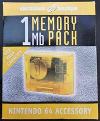 1 Mb Memory Pack [Electronics Boutique] PAL Nintendo 64 Prices