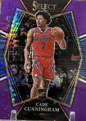 Cade Cunningham [Neon Purple Pulsar] Basketball Cards 2021 Panini Select Prices